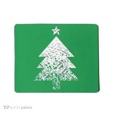 Abstract Big Christmas Tree Mousepad