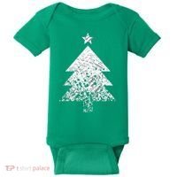 Abstract Big Christmas Tree Baby Bodysuit thumb 0