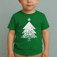 Abstract Big Christmas Tree Toddler T-Shirt thumb 2