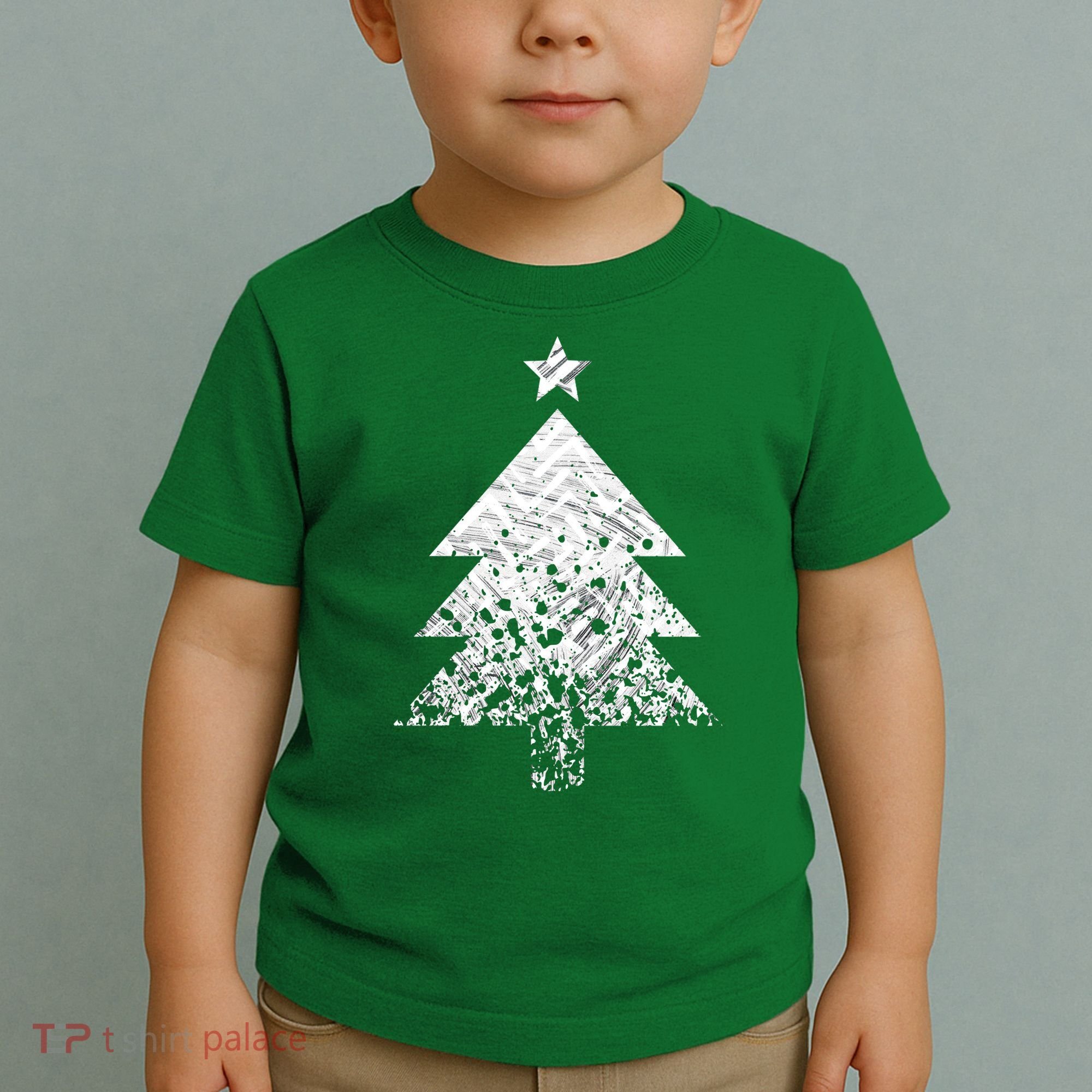 Abstract Big Christmas Tree Toddler T-Shirt