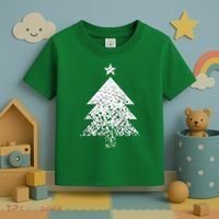 Abstract Big Christmas Tree Toddler T-Shirt thumb 3