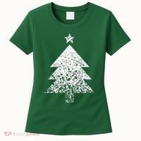 Abstract Big Christmas Tree Women's T-Shirt thumb 0