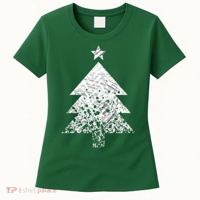 Abstract Big Christmas Tree Women's T-Shirt