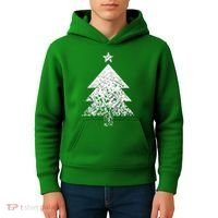 Abstract Big Christmas Tree Kids Hoodie thumb 4
