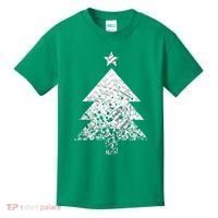 Abstract Big Christmas Tree Kids T-Shirt thumb 0