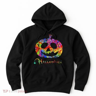 Abstract Halloween Pumpkin Hoodie
