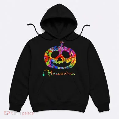 Abstract Halloween Pumpkin Hoodie