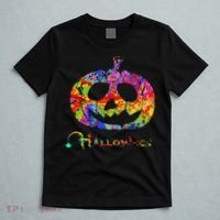 Abstract Halloween Pumpkin T-Shirt thumb 5