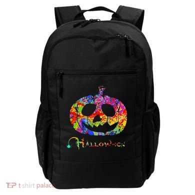 Abstract Halloween Pumpkin Backpack