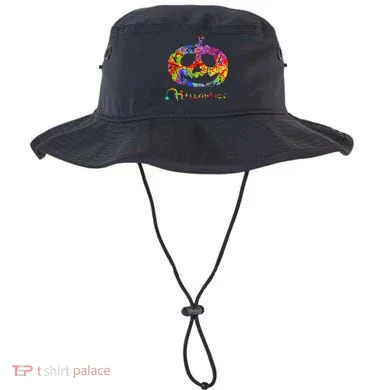 Abstract Halloween Pumpkin Bucket Hat