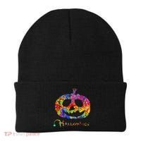 Abstract Halloween Pumpkin Beanie thumb 0