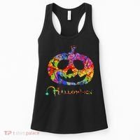 Abstract Halloween Pumpkin Women's Tank Top thumb 0
