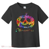 Abstract Halloween Pumpkin Toddler T-Shirt thumb 0