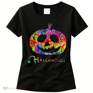 Abstract Halloween Pumpkin Women's T-Shirt