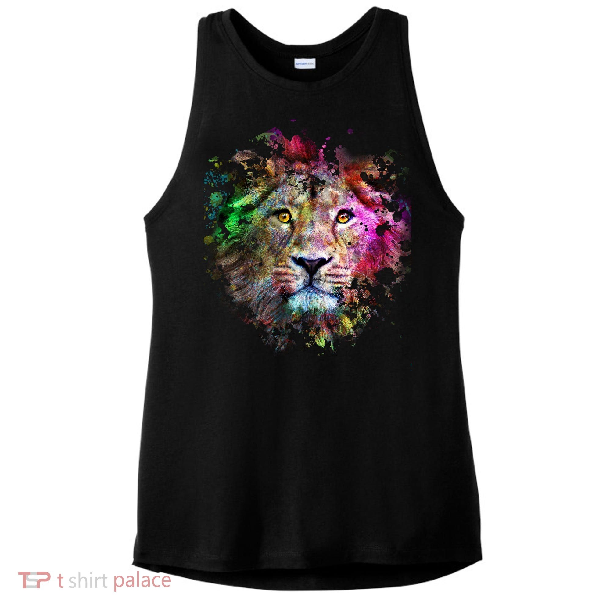 Abstract Lion Ladies PosiCharge Tri-Blend Wicking Tank