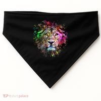 Abstract Lion USA-Made Doggie Bandana thumb 0