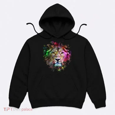 Abstract Lion Hoodie