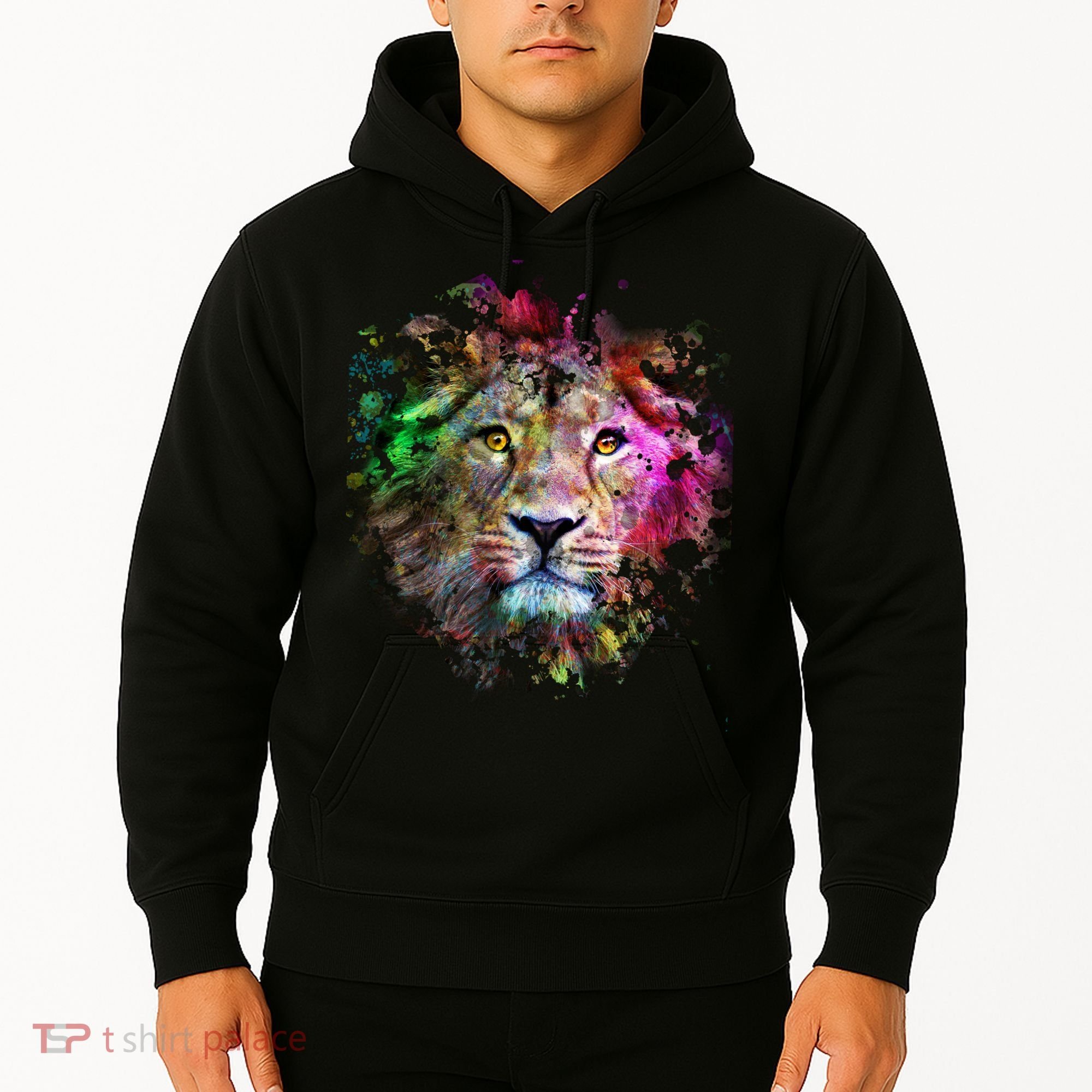 Abstract Lion Hoodie