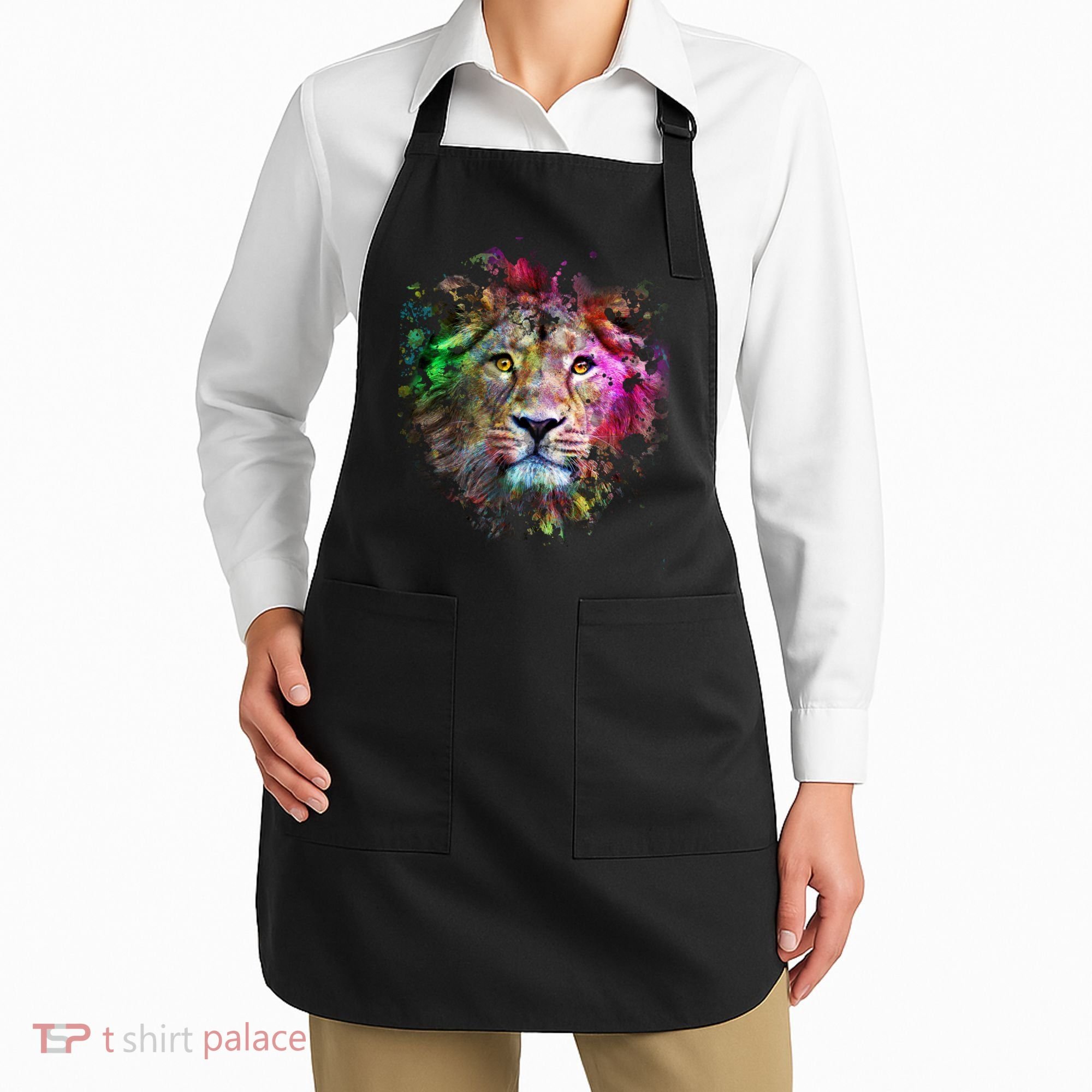 Abstract Lion Apron