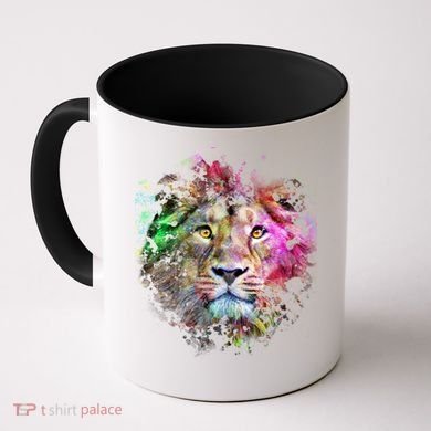 Abstract Lion Coffee Mug