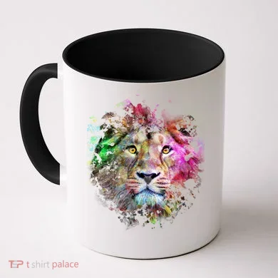 Abstract Lion Coffee Mug