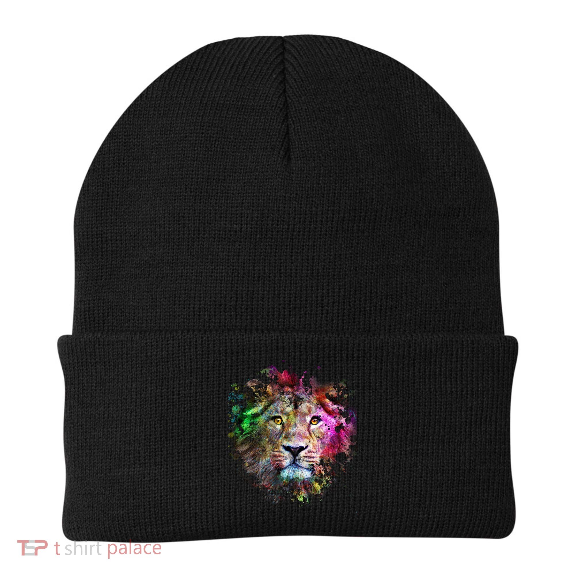 Abstract Lion Beanie