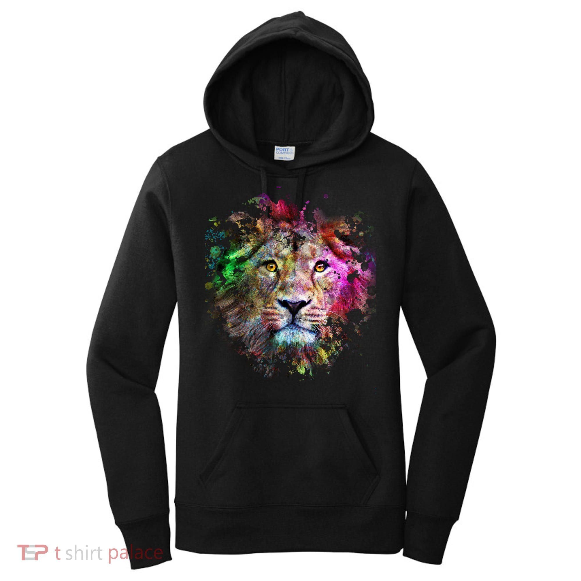Abstract Lion Women's Hoodie