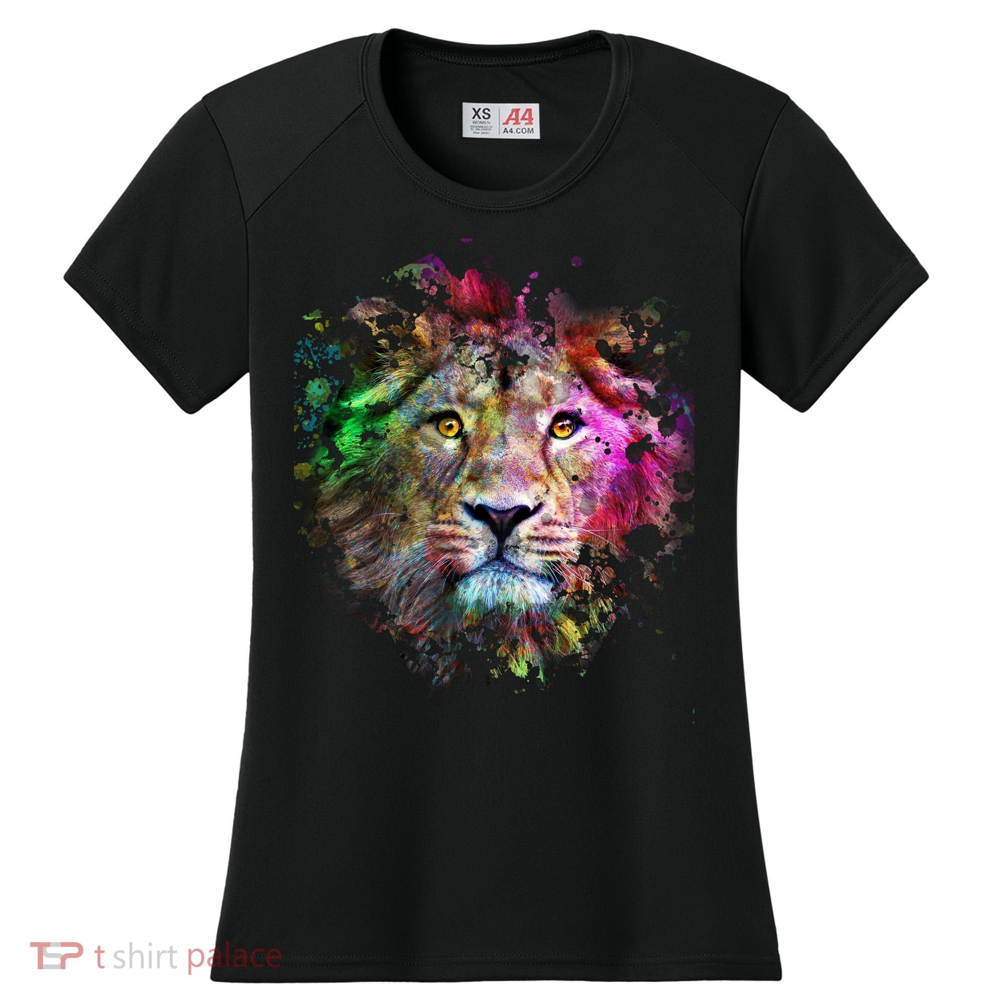 Abstract Lion Women's Cooling Performance Crew T-Shirt