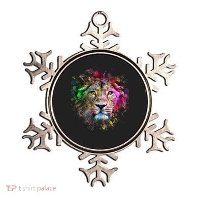Abstract Lion Ornament