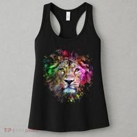 Abstract Lion Women's Tank Top thumb 3