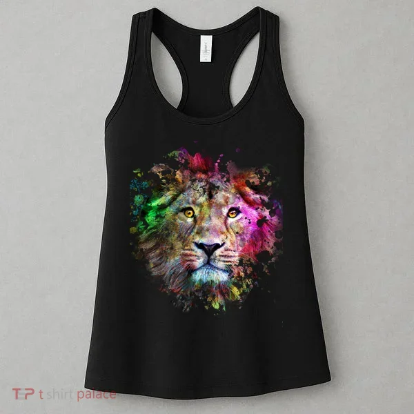 Abstract Lion Women's Tank Top