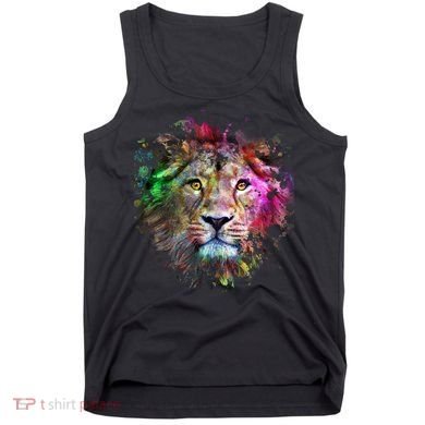 Abstract Lion Tank Top