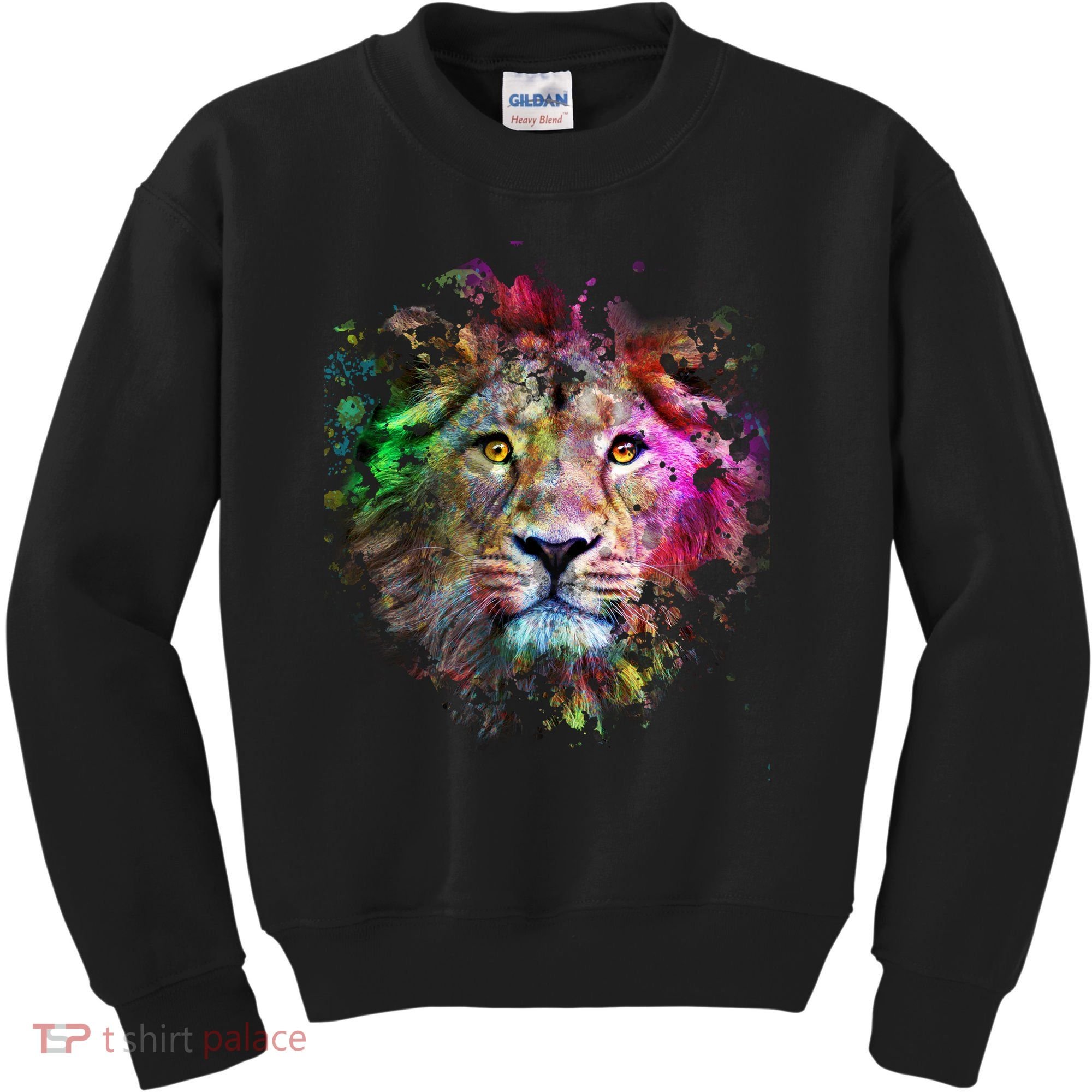 Abstract Lion Kids Sweatshirt