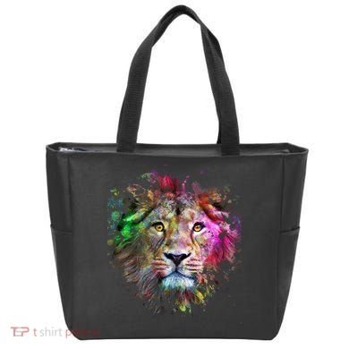 Abstract Lion Tote Bag