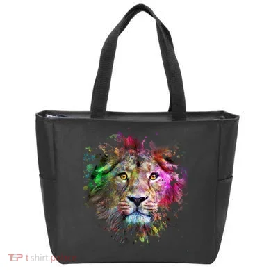 Abstract Lion Tote Bag