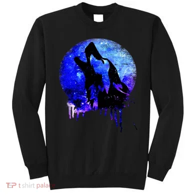 Abstract Moon Wolf Sweatshirt