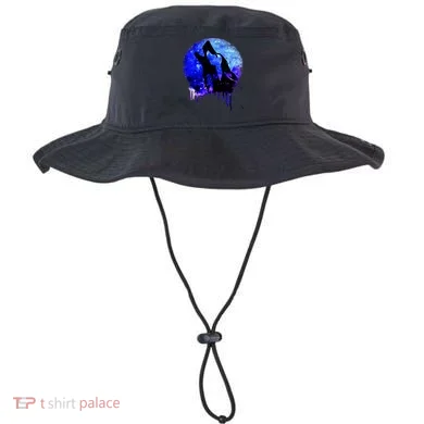 Abstract Moon Wolf Bucket Hat