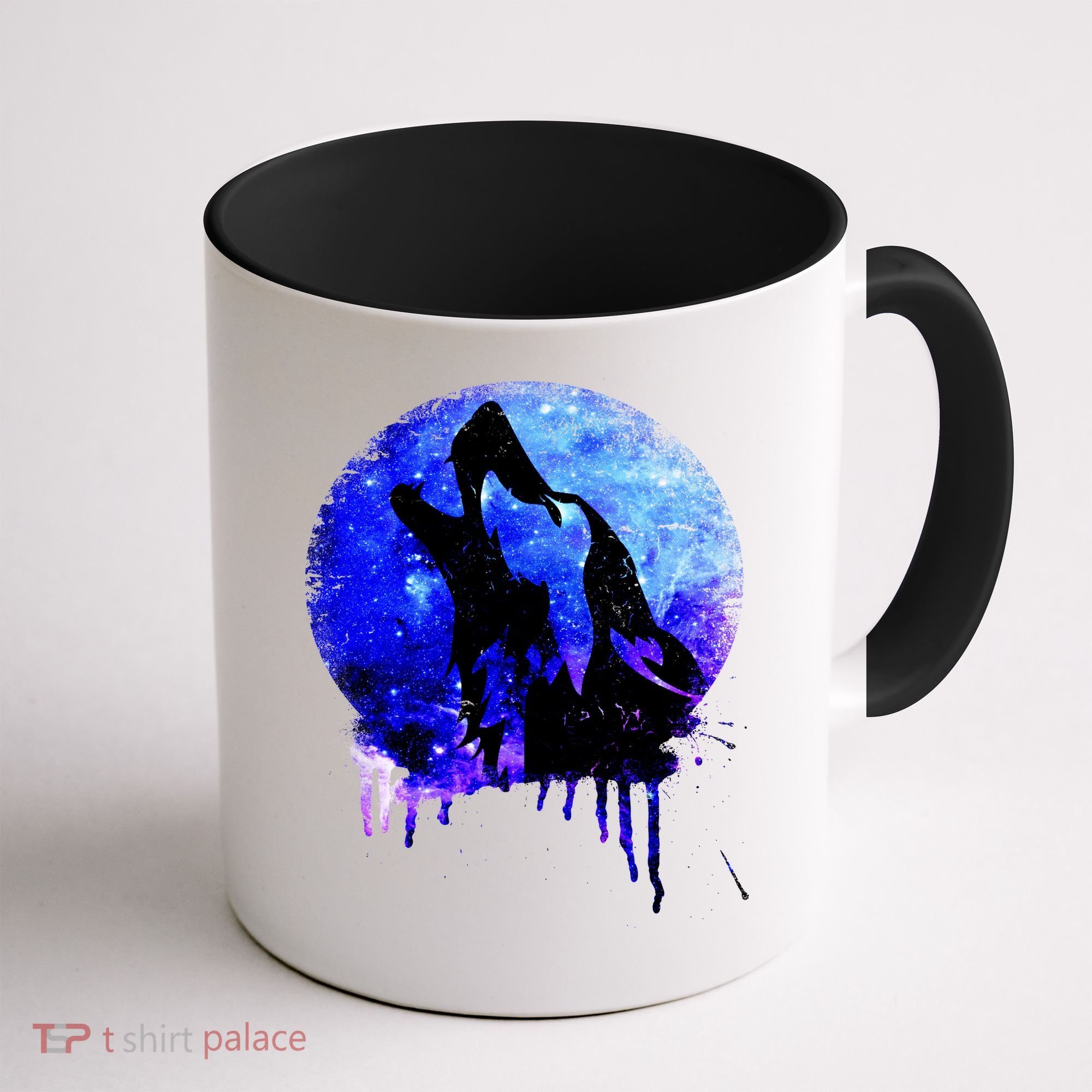 Abstract Moon Wolf Coffee Mug