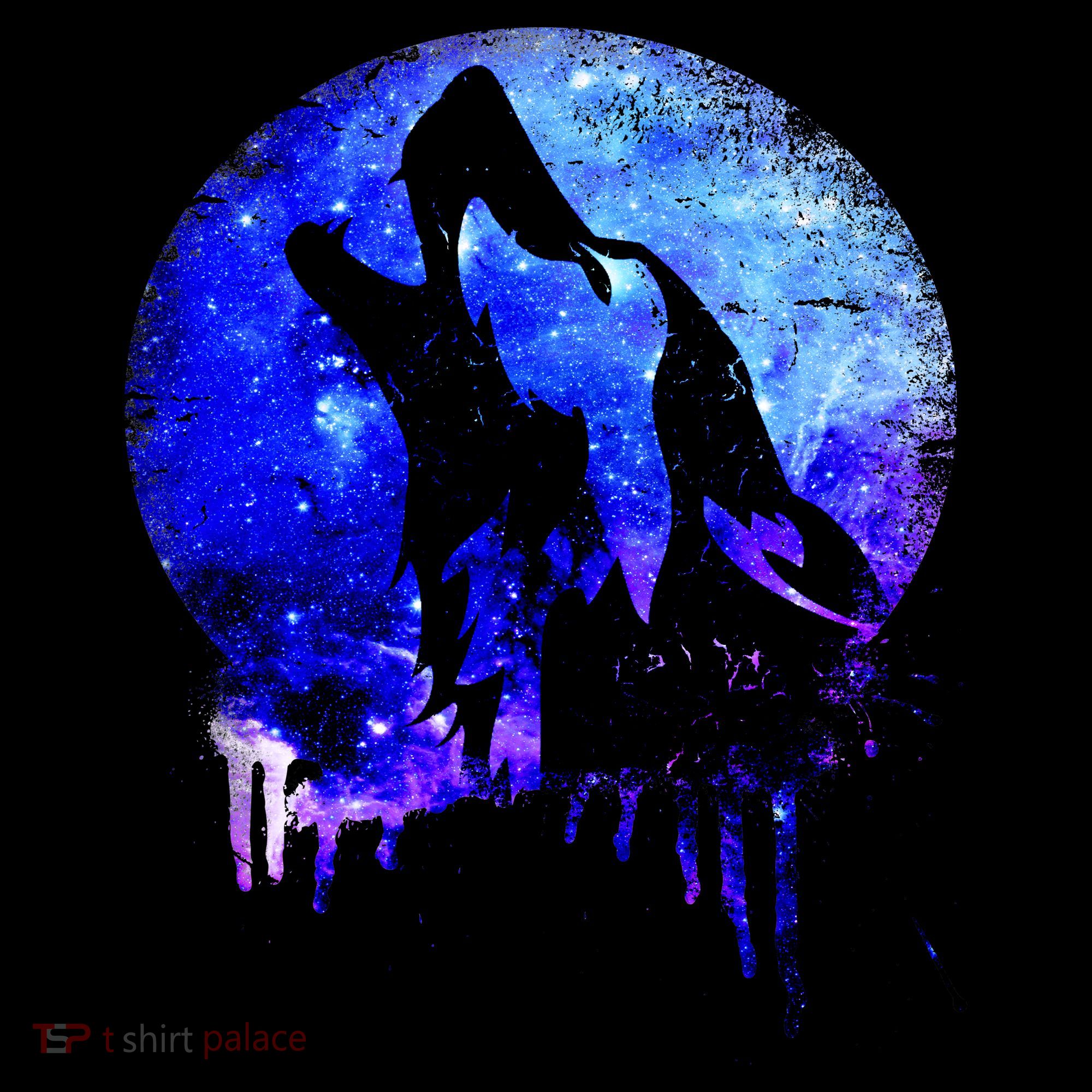 Abstract Moon Wolf Coffee Mug
