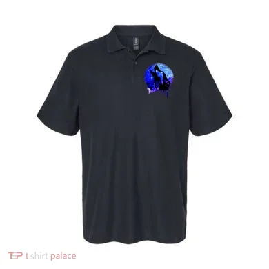 Abstract Moon Wolf Polo