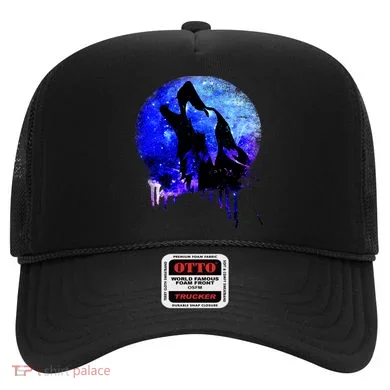 Abstract Moon Wolf Hat