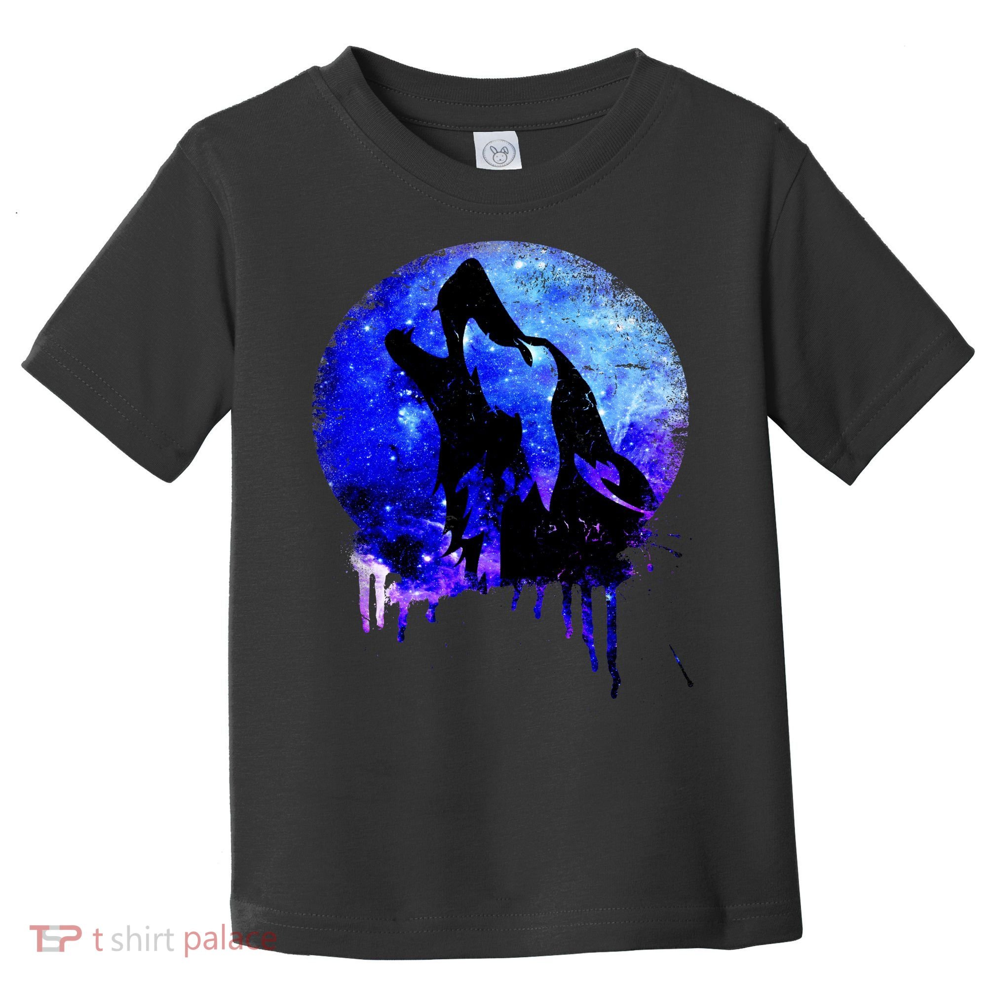 Abstract Moon Wolf Toddler T-Shirt