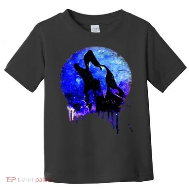 Abstract Moon Wolf Toddler T-Shirt