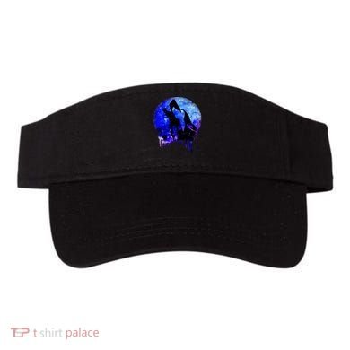 Abstract Moon Wolf Visor