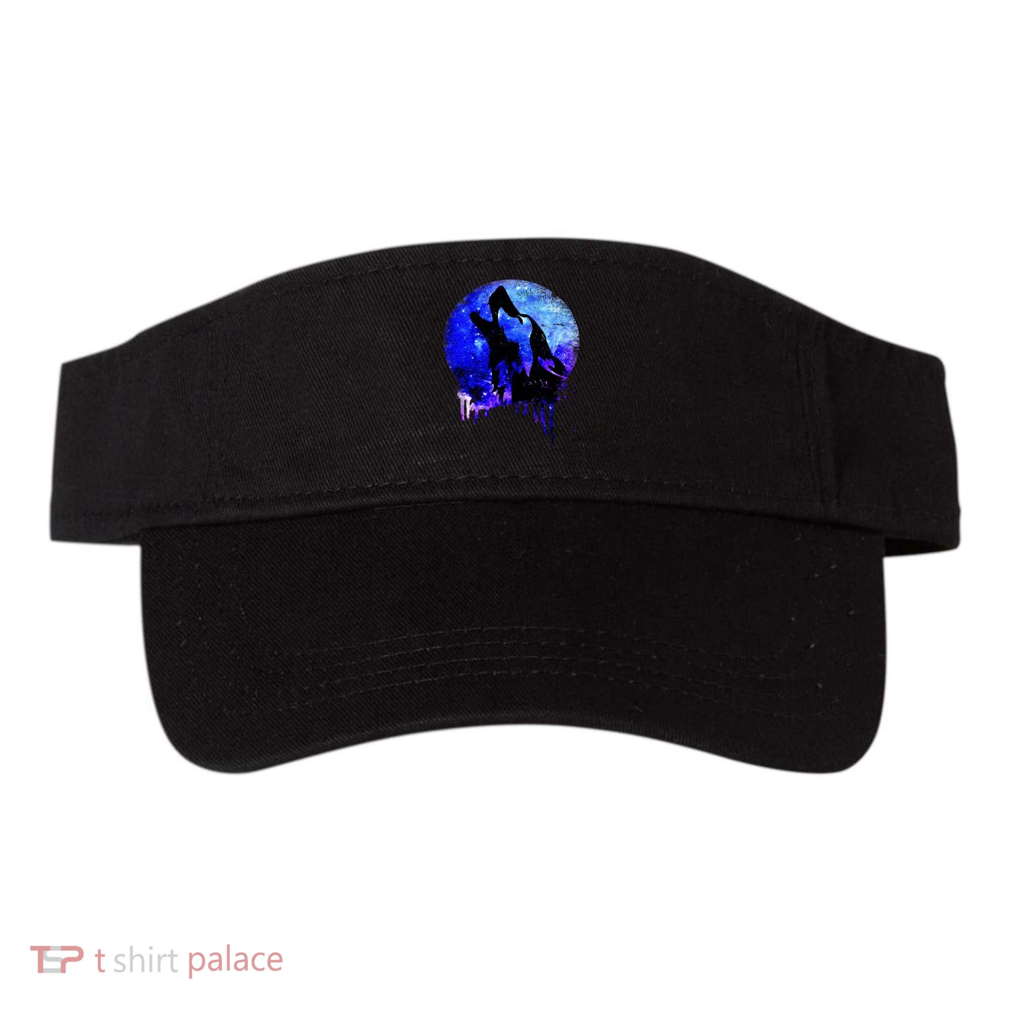 Abstract Moon Wolf Visor