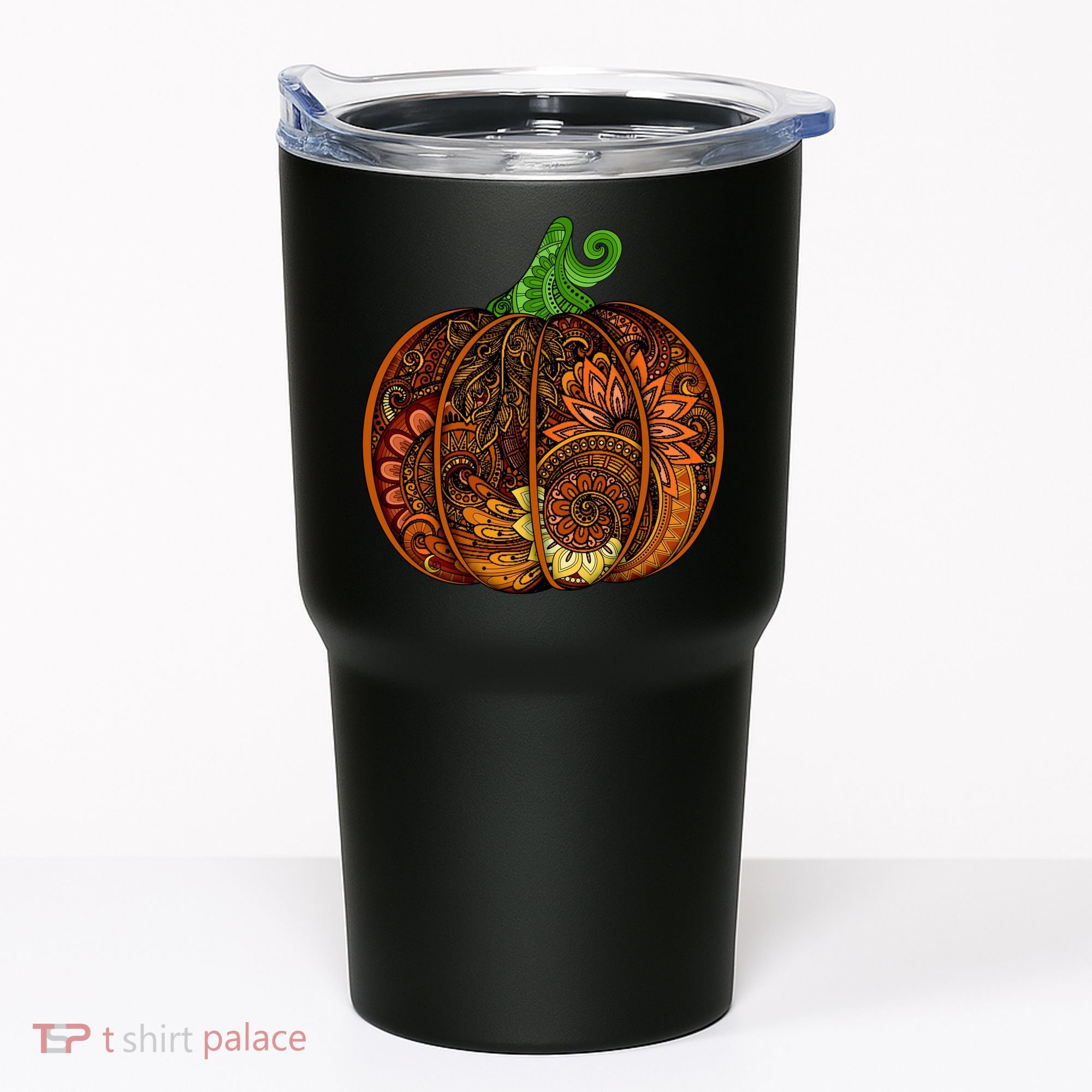 Abstract Pumpkin Thanksgiving Logo Tumbler