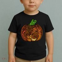 Abstract Pumpkin Thanksgiving Logo Toddler T-Shirt thumb 2