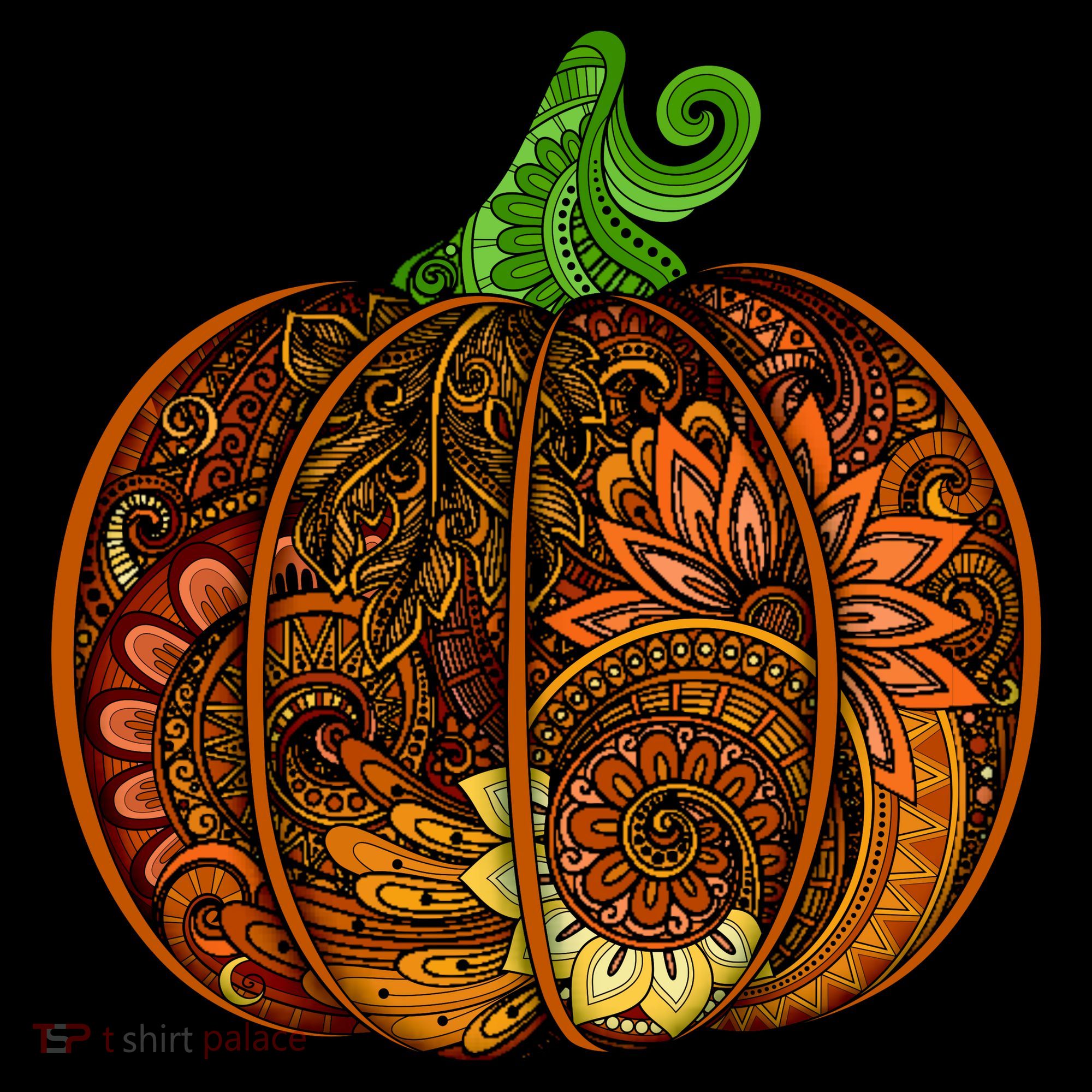 Abstract Pumpkin Thanksgiving Logo Toddler T-Shirt
