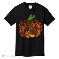 Abstract Pumpkin Thanksgiving Logo Kids T-Shirt thumb 0