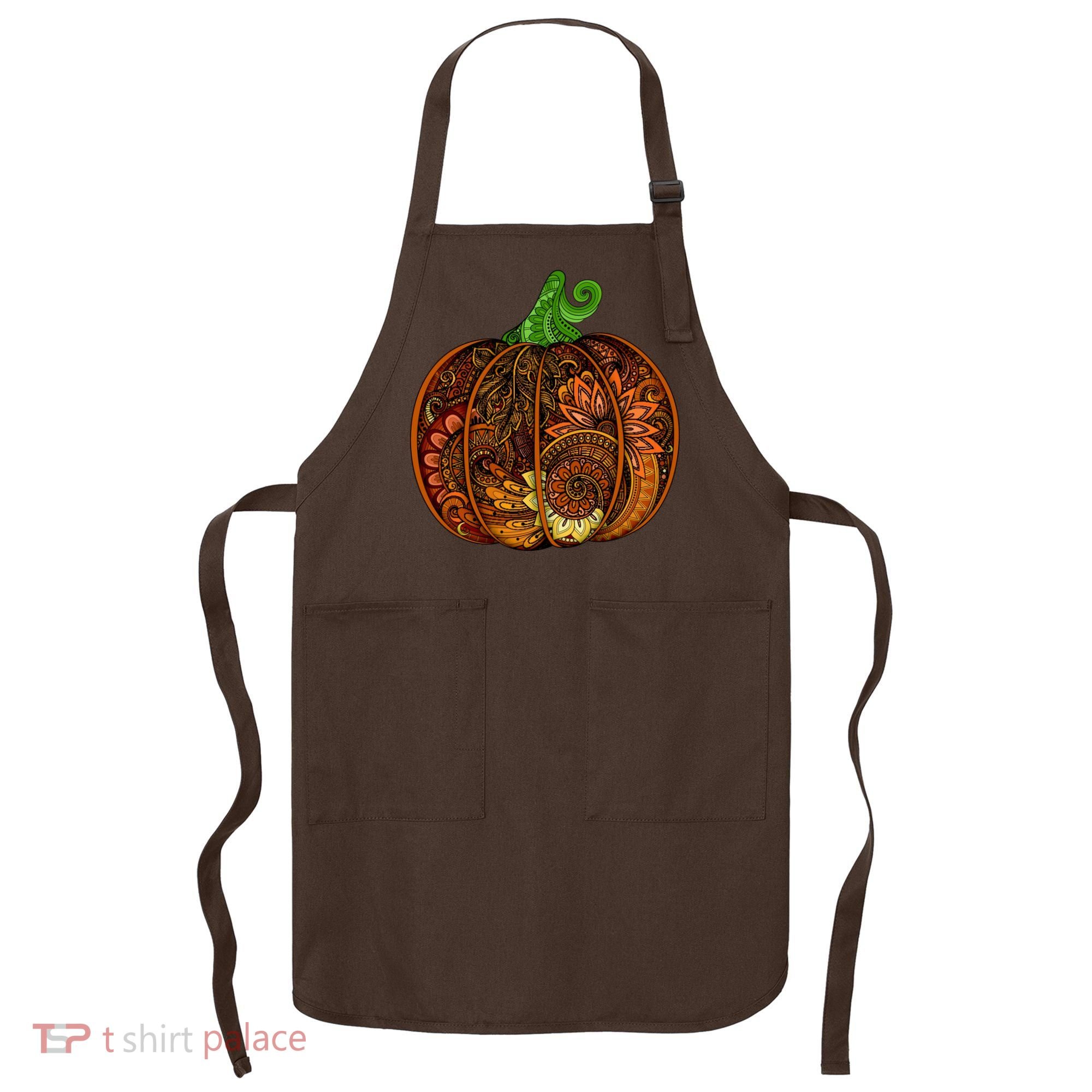 Abstract Pumpkin Thanksgiving Logo Apron